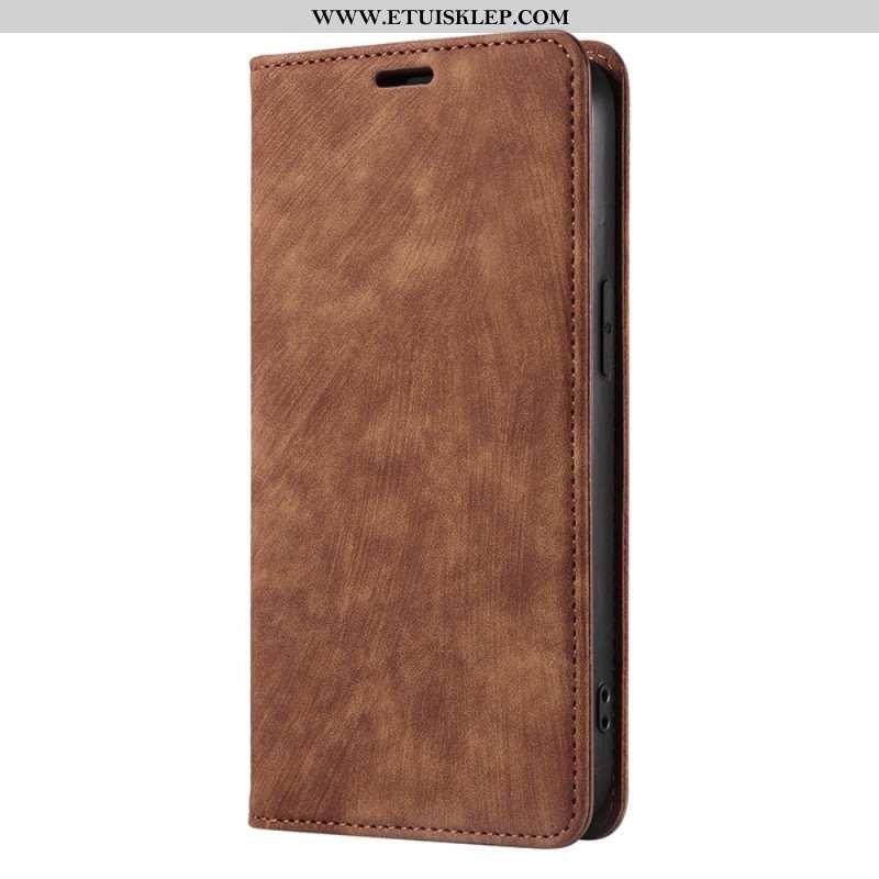 Etui Na Telefon do iPhone 14 Plus Etui Folio Kolorowa Sztuczna Skóra